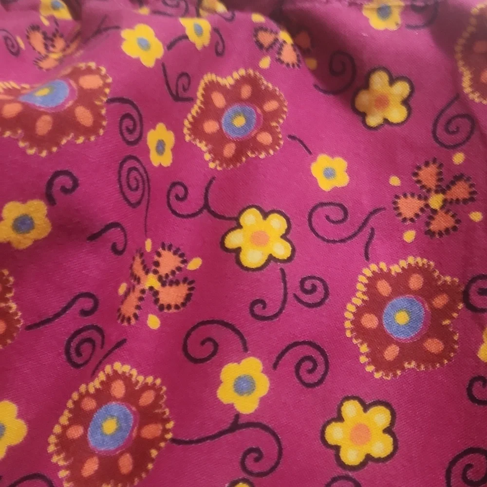 Pier 1 imports Pink flower Hamper Bag 25